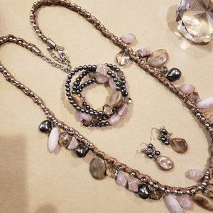 Chico's Necklace, Bracelet and earring set